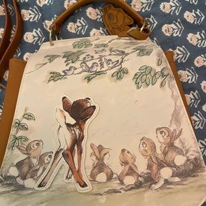 Loungefly Bambi Backpack. Can be used as Cross Body too.